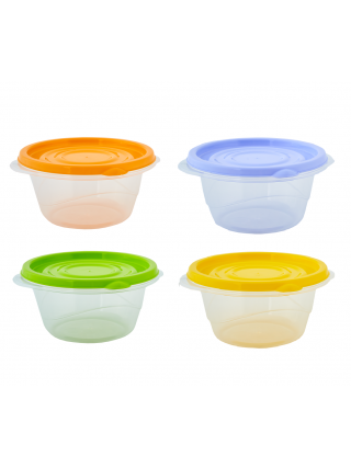 Контейнер ОМЕГА круглий 1,75 л (колір мікс)