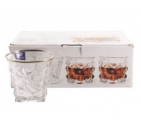 Набір склянок RISTAL Glass Tumbler  GOLD 255  мл 6 шт