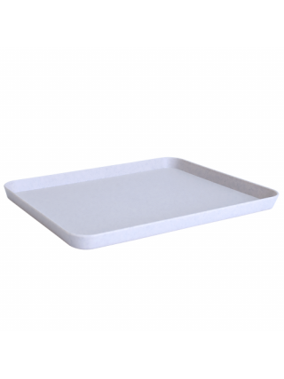 Таця для кави 30*21*2 см. (бежевий флок)