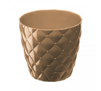 Вазон Elif Plastiс "Ромб" 17,5*16 см; 3 л. (кава з молоком)