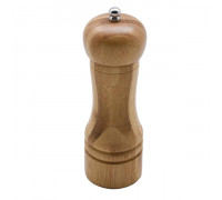 Млинок для солі та перцю Ardesto Midori, 50мл, бамбук, нержавіюча сталь
