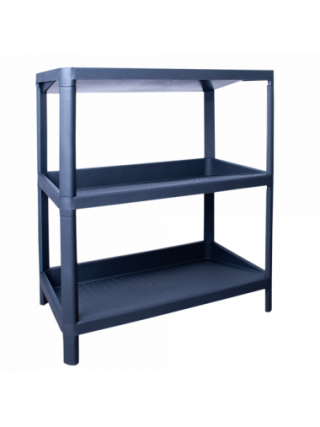 Полиця для взуття 3-х ярусна Алеана 56*33*70 см (граніт)