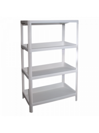 Полиця для взуття 4-х ярусна Алеана 56*33*105 см (біла троянда)