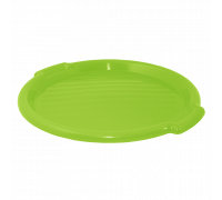 Піднос пластиковий круглий Алеана d-38,8 см., h-2,5 см. (оливковий)