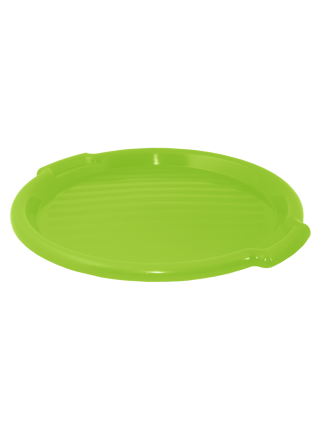 Піднос пластиковий круглий Алеана d-38,8 см., h-2,5 см. (оливковий)