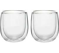 Набір склянок Vittora ESPRESSO 80 мл з подвійним дном 2 шт, 