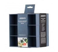 Набір форм для льоду Ardesto Gemini,  2шт, 10.9х10.9х3.6см, силікон, синій