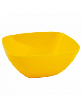 Салатниця глибока 24*24*9.5 см (темно-жовтий)