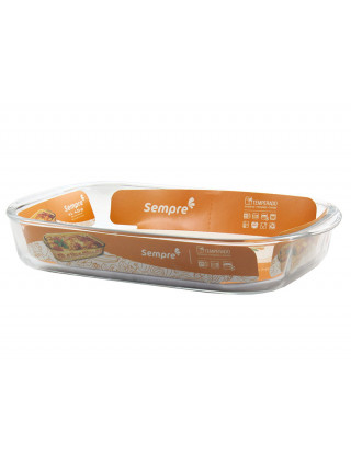 Форма скляна Marinex прямокутна 4 л.