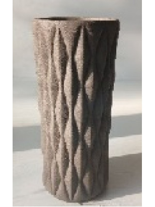 Ваза керамічна Кераміст кашемір 200 мм графіт капучино