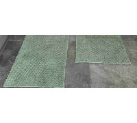 Набір килимів для ванних кімнат DarianA Ананас 50*50+50*80 нефрит