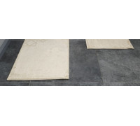 Набір килимків для ванних кімнат поліпропіленовий ТМ Dariana Smile 50*80+50*40 з вирізом бежевий ромб