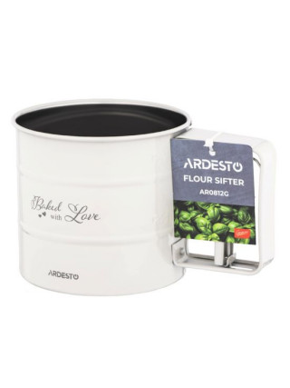 Кружка-сито Ardesto Tasty Baking, 9.5см, нержавіюча сталь, сірий світлий