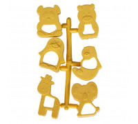 Набір форм для печива Тварини 6 пр. 