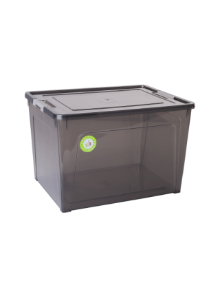 Контейнер універсальний "Smart Box" 12 л. 32*24,5*21 см (коричневий прозорий/какао)