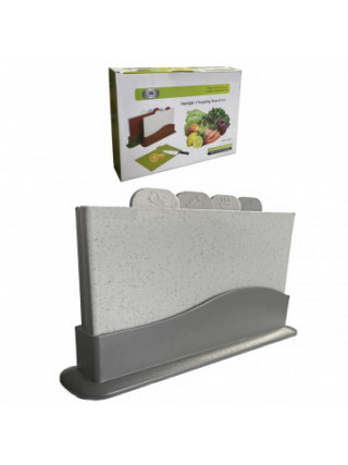 Набір дошок обробних Helios Granite на підставці 4 шт