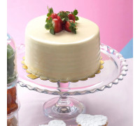 Тортівниця на ніжці Pasabahce Patisserie d-26.4 см h-12,1см (под.уп.)