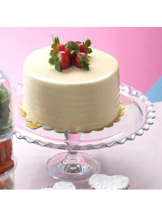 Тортівниця на ніжці Pasabahce Patisserie d-26.4 см h-12,1см (под.уп.)