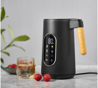 Чайник електричний Kamille 1,7 л., метал/пластик (чорний)