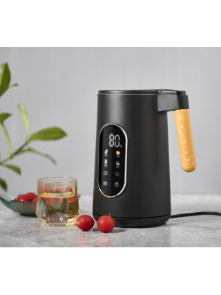 Чайник електричний Kamille 1,7 л., метал/пластик (чорний)