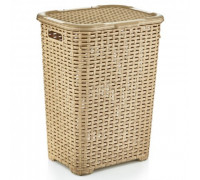 Корзина для білизни 45 л Dunya Rattan 39,5*32.3*53.8 см, (світло-бежевий)