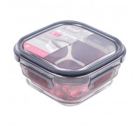 Контейнер для зберігання Krauff Artglas 500 мл з кришкою, 131*131*56 мм. 