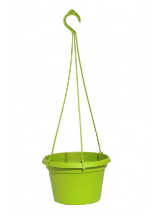 Вазон "Глорія" з підвіскою 25*16 см (оливковий)