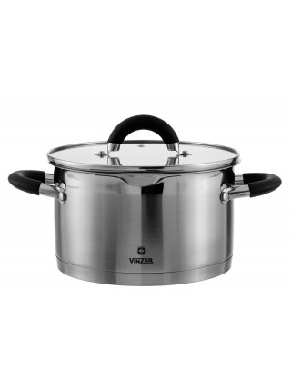 Каструля Vinzer Progresso 3,0 л. з кришкою d-20 см.
