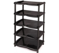 Поличка для взуття 5-ти яр. Elif Plastic 49*31.5*90.5 см чорна