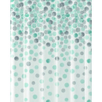 Шторка для ванної WERK Краплі дощу PEVA 180x180 (з кільцями)