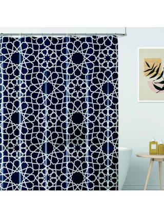 Шторка для ванної WERK Планетарій PEVA 180x180 (без кілець)