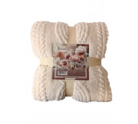 Плед VERSAILLES Коси Айворі 150*200 см