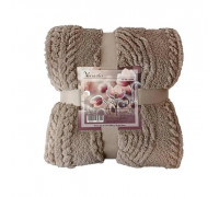 Плед VERSAILLES Коси Капучіно 200*220 см