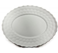 Блюдо овальне Vittora Blanco Lava 355 мм