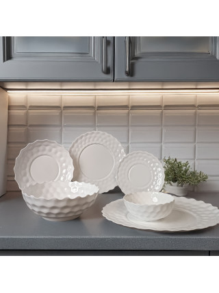 Тарілка обідня Vittora Blanco Lava 265 мм