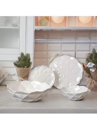 Тарілка десертна Vittora Blanco Origami 190 мм