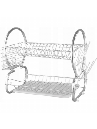 Сушка для посуду 2-ярусна  Feniks OMEGA 41*24,5*36 см,