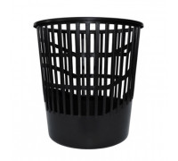 Корзина для паперу "Сітка" ЧОРНИЙ (нижня третина суцільна)