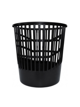 Корзина для паперу "Сітка" СІРА (нижня третина суцільна)