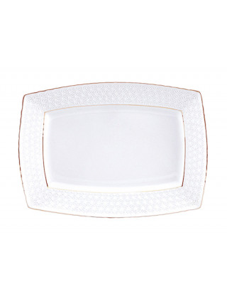 Блюдо прямокутне Interos ''Снігова королева'' 18 см.