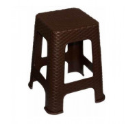 Табурет Elif Plastik Ротанг (коричневий)