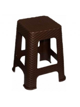 Табурет Elif Plastik Ротанг (коричневий)