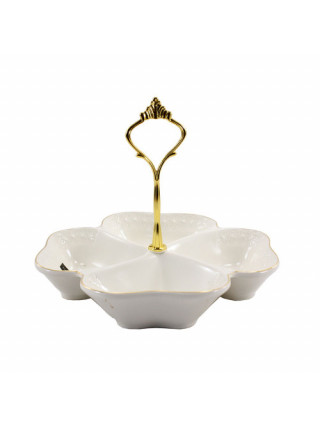 Менажниця Interos "Снігова королева" 4-х секційна 19 см.