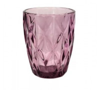 Склянка Olens "Смарагд" 250 мл., для соку, рожевий