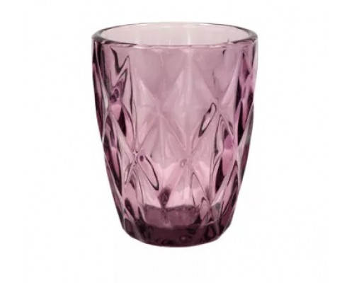 Склянка Olens "Смарагд" 250 мл., для соку, рожевий