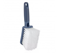 Щітка для миття ARDESTO Solid 22х6.8см з ручкою, пластик, блакитний