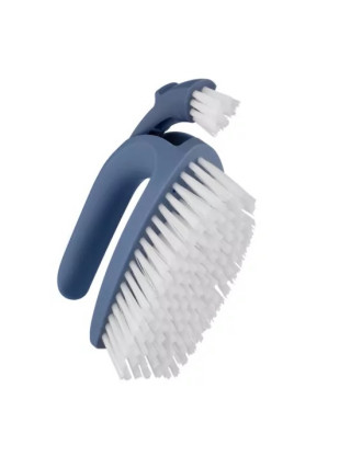 Щітка для миття 2 в 1 ARDESTO Solid 13х7см, пластик, блакитний