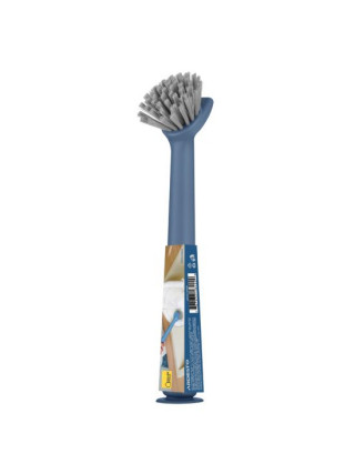 Щітка для миття посуду ARDESTO Solid 28.4х6.5х6см, пластик, блакитний
