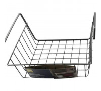 Полиця підвісна Ardesto 30х24х10см, метал, чорний