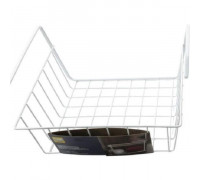 Полиця підвісна Ardesto 30*24*10см, метал, білий